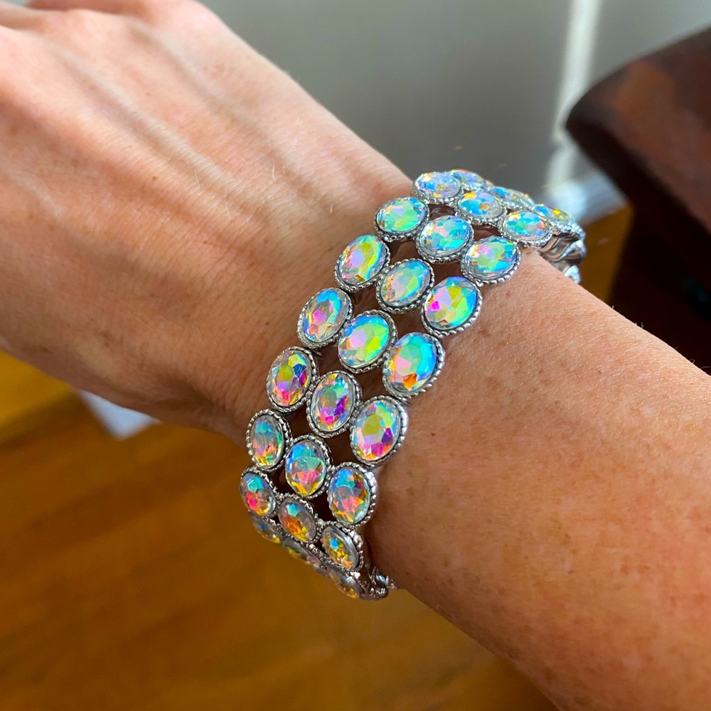 The Shoe Fairy competition AB crystal bracelet